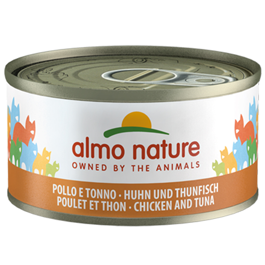 Almo Nature Legend kissanruoka 24 x 70 : 20 + 4 kaupan päälle! - kana & tonnikala