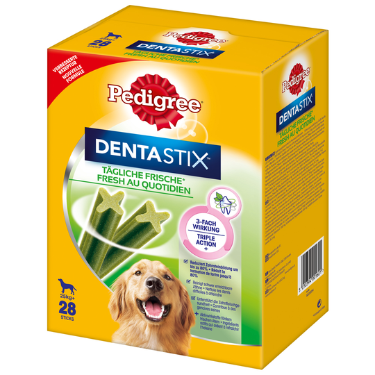 Pedigree Dentastix Oral Care / Fresh 112 + 28 kpl kaupan päälle! - Fresh suurille koirille
