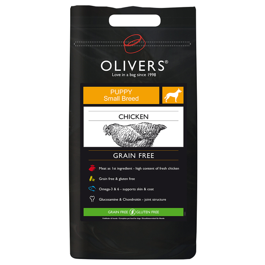 Oliver's Start Grain Free Chicken - säästöpakkaus: 2 x 12 kg