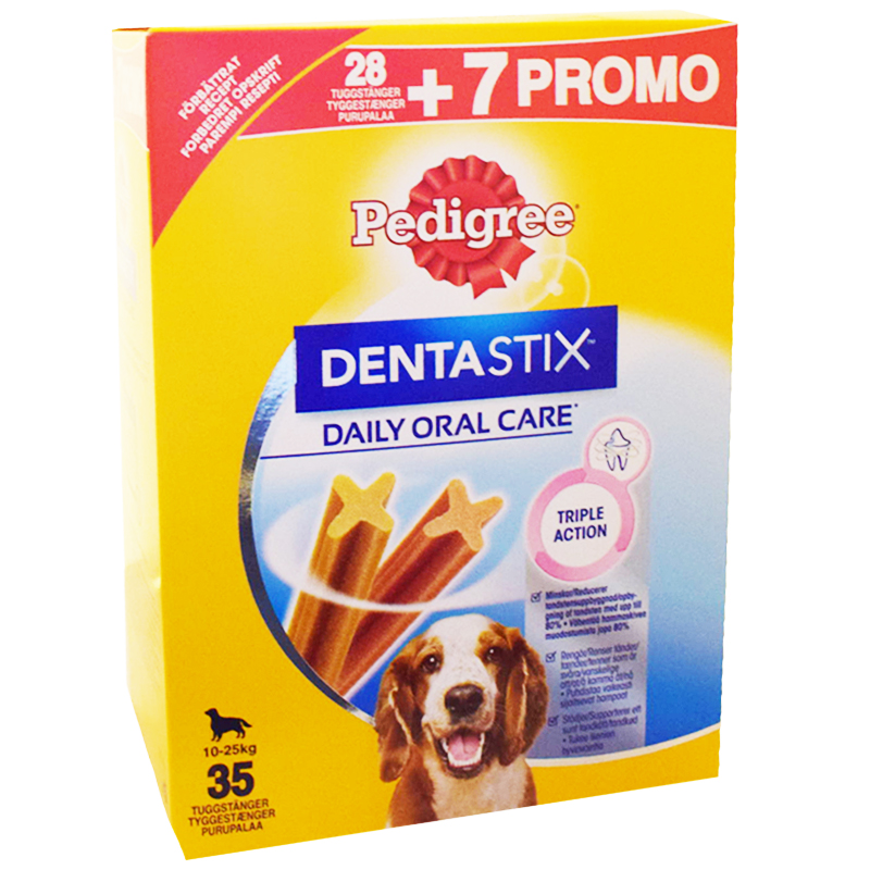 "Dentastix Triple Action" Purupaloja 900g - 33% alennus