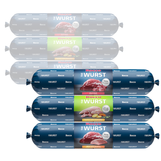 Rocco THE WURST -lajitelma 6 x 800 g