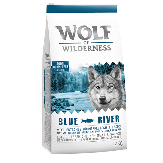 Wolf of Wilderness Blue River - lohi - 12 kg