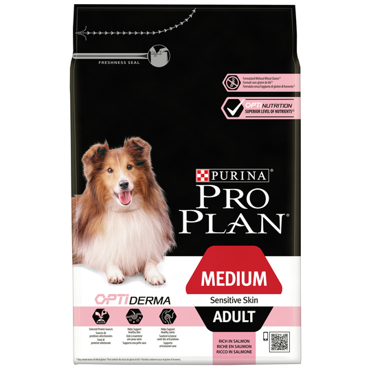 PRO PLAN Medium Adult Sensitive Skin OPTIDERMA - 7 kg