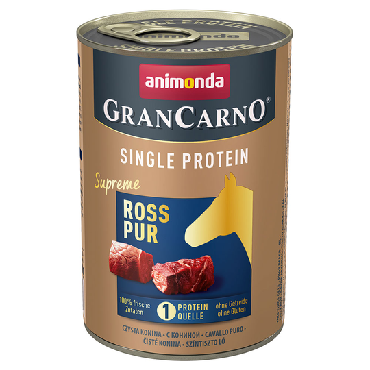 Animonda GranCarno Adult Single Protein Supreme -säästöpakkaus 24 x 400 g - hevonen