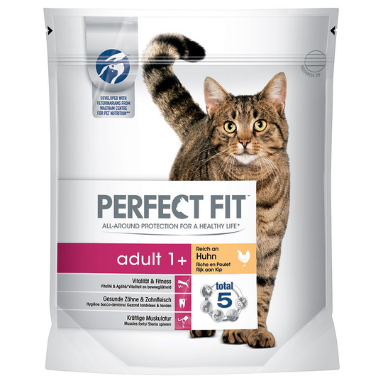 6 kg / 7 kg Perfect Fit -kissanruokaa erikoishintaan! - Adult 1+: Rich in Chicken (7 kg)