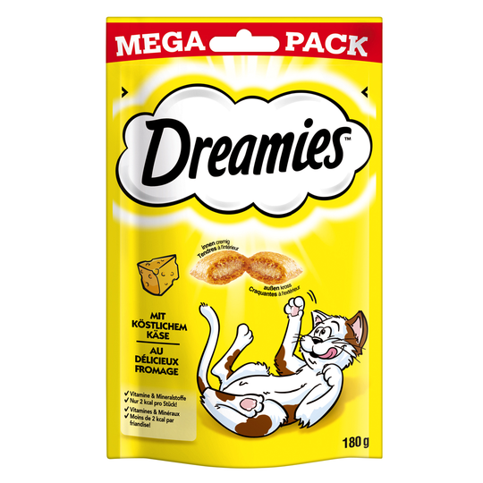 Dreamies-kissanherkut erikoishintaan! - juusto (180 g)