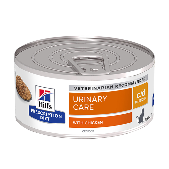 Hill's Prescription Diet Feline -purkkiruoka 24 x 156 g - c/d Multicare