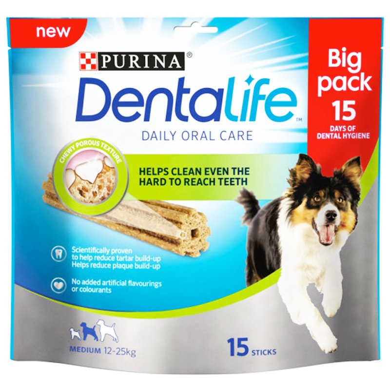Purutikut "Dentalife Medium" 345 g - 20% alennus