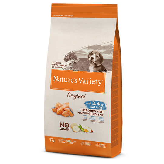 Nature's Variety Original No Grain Junior lohi - 12 kg