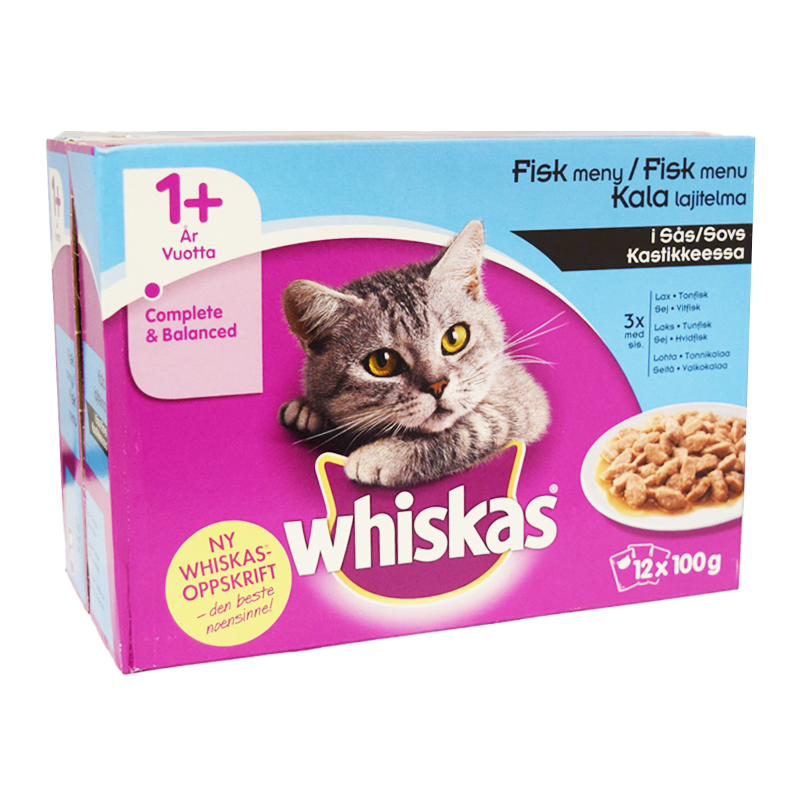 Kissanruoka "Kalalajitelma Kastikkeessa" 1,2 kg - 22% alennus