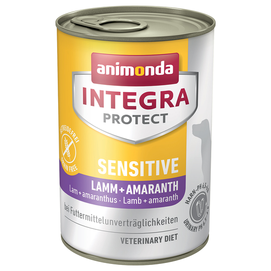 Animonda Integra Protect Sensitive -purkkiruoka - 6 x 400 g lammas & amarantti