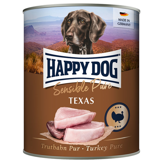 Happy Dog Sensible Pure 6 x 800 g - Texas (kalkkuna)