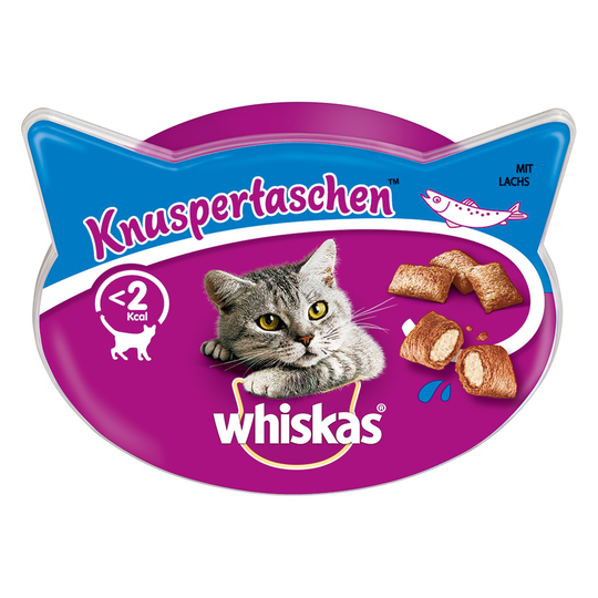 6 + 2 kaupan päälle 8 x Whiskas-kissanherkut - Temptations: lohi (8 x 60 g)