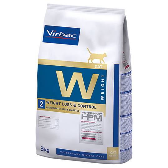 Virbac Veterinary HPM Cat Weight Loss and Control W2 - 3 kg