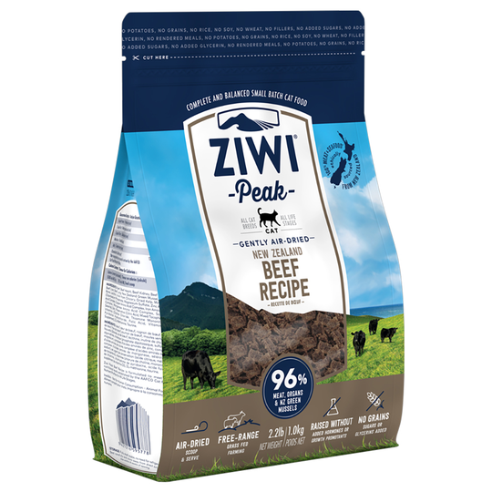 400 g / 1 kg Ziwi Peak Air Dried -kissanruoka erikoishintaan! - 1 kg Beef