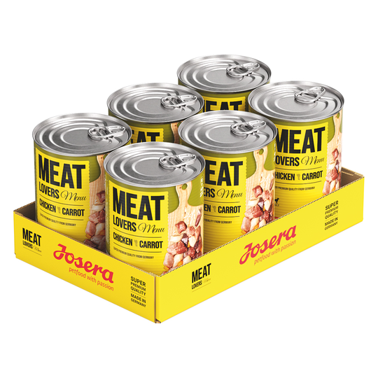 Josera Meatlovers Menü 6 x 400 g - kana & porkkana
