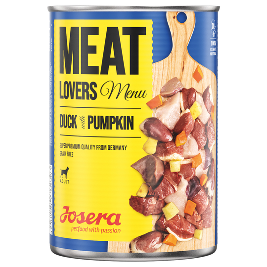 Josera Meatlovers Menü 6 x 800 g - ankka & kurpitsa