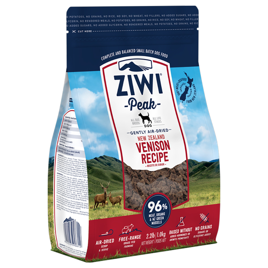 1 kg Ziwi Peak Air Dried -koiranruokaa erikoishintaan! - Venison
