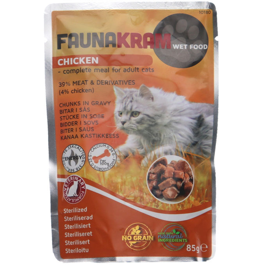 Faunakram Kissanruoka Sterilized